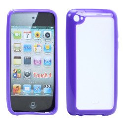 Apple iPod Touch 4 Gummy Case (Purple)